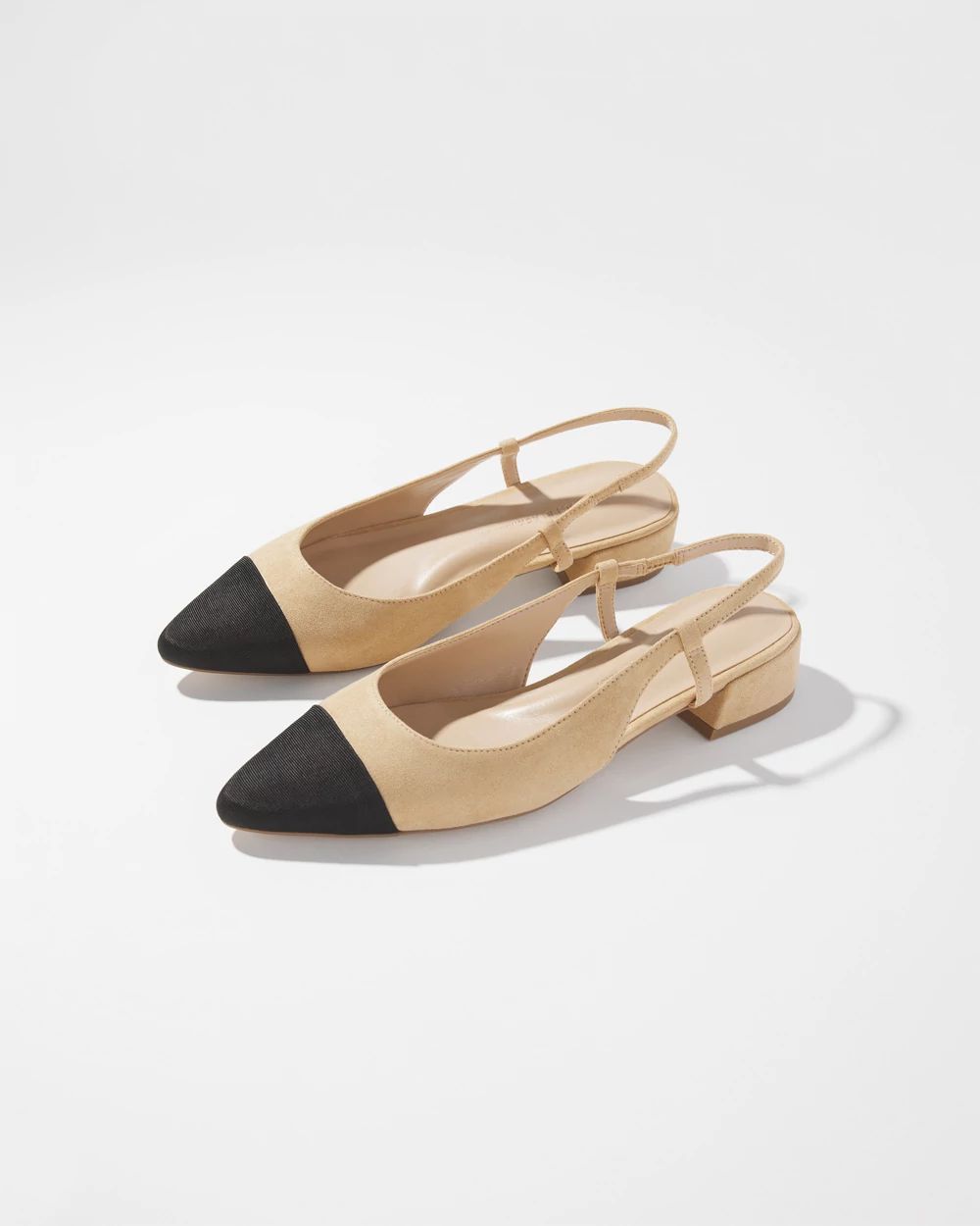 Suede slingbacks deals